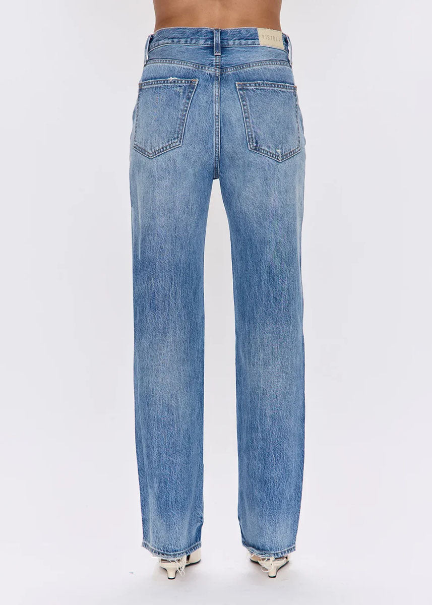 Cassie Super High Rise Straight - Serpentine Vintage