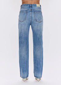 Cassie Super High Rise Straight - Serpentine Vintage