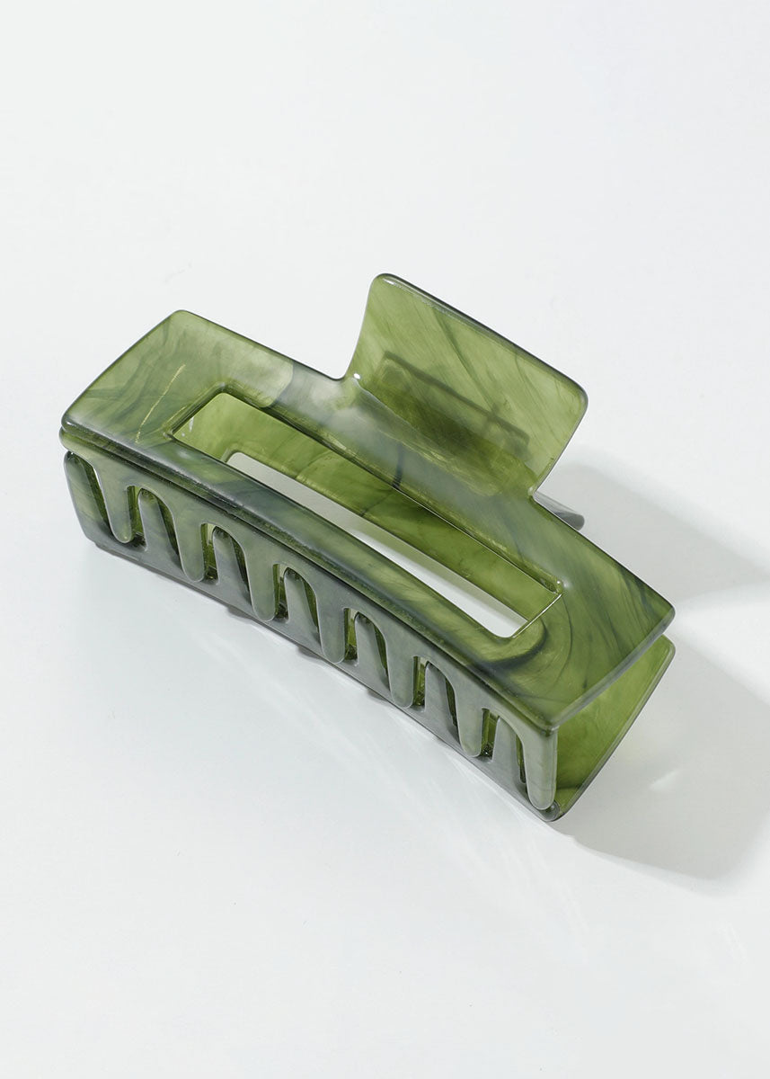 Jade Green Claw Clips