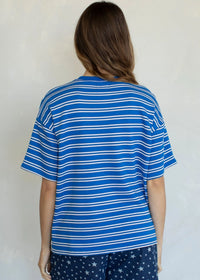 Axel Striped Tee - Blue