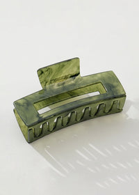 Jade Green Large Claw Clips