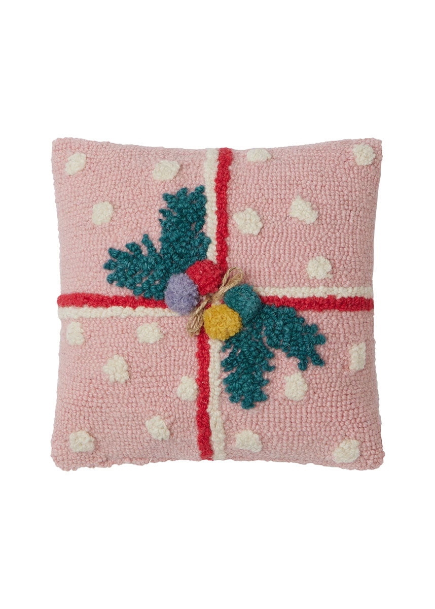 Pink Present Hook Pillow