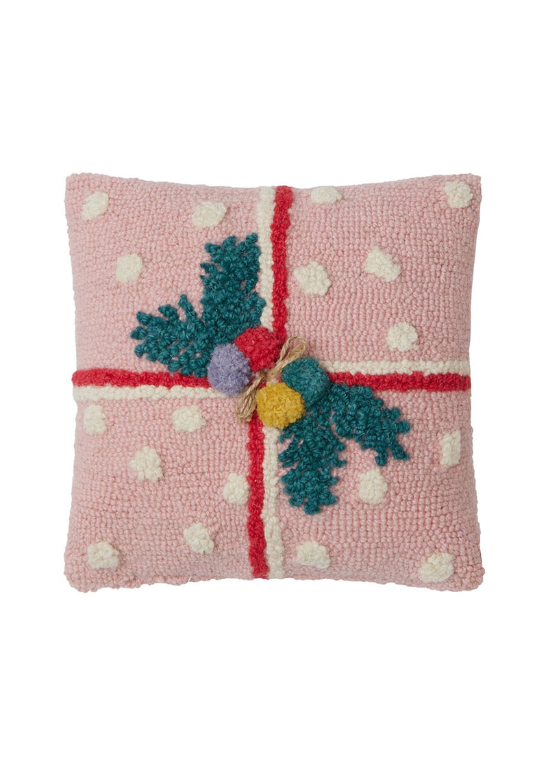 Pink Present Hook Pillow