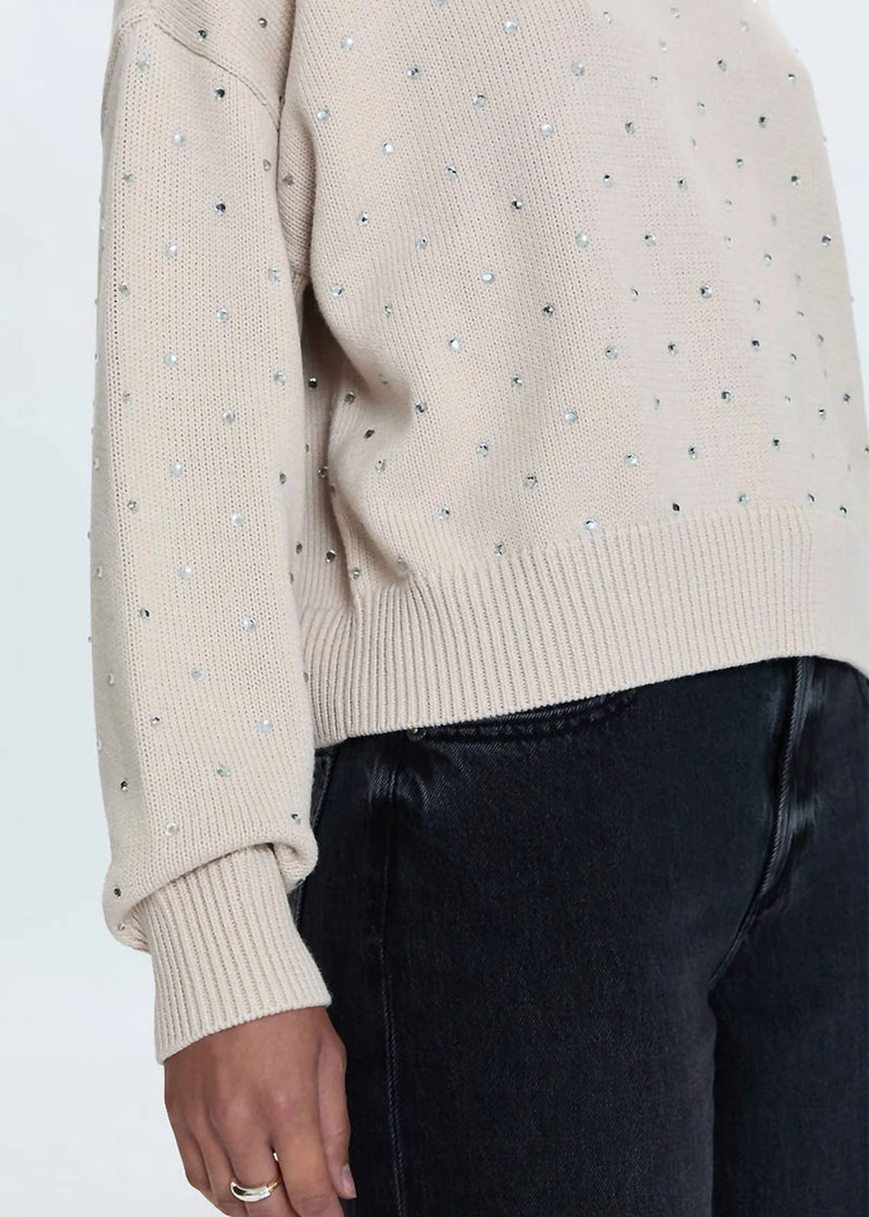 Steph Crewneck Sweater - Crystal Mink