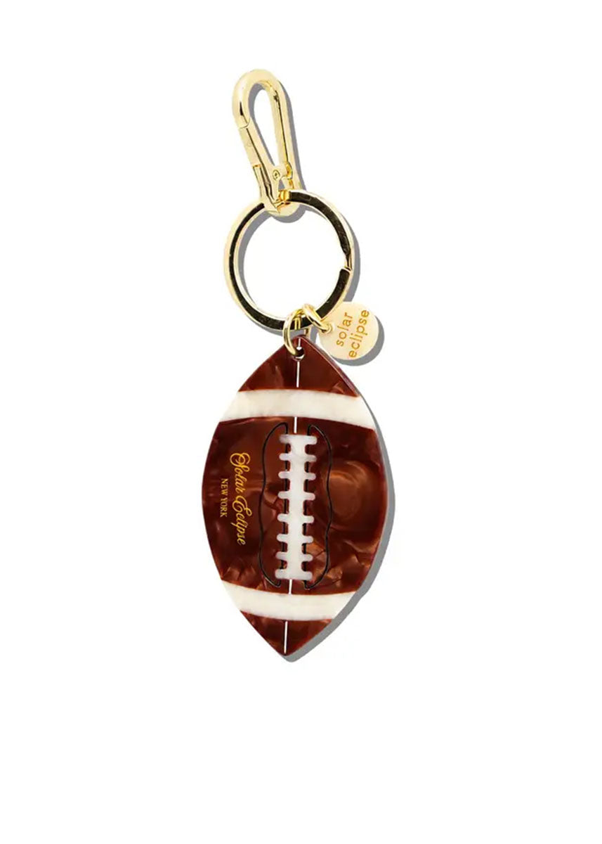 Vintage Football Bag Charm Keychain