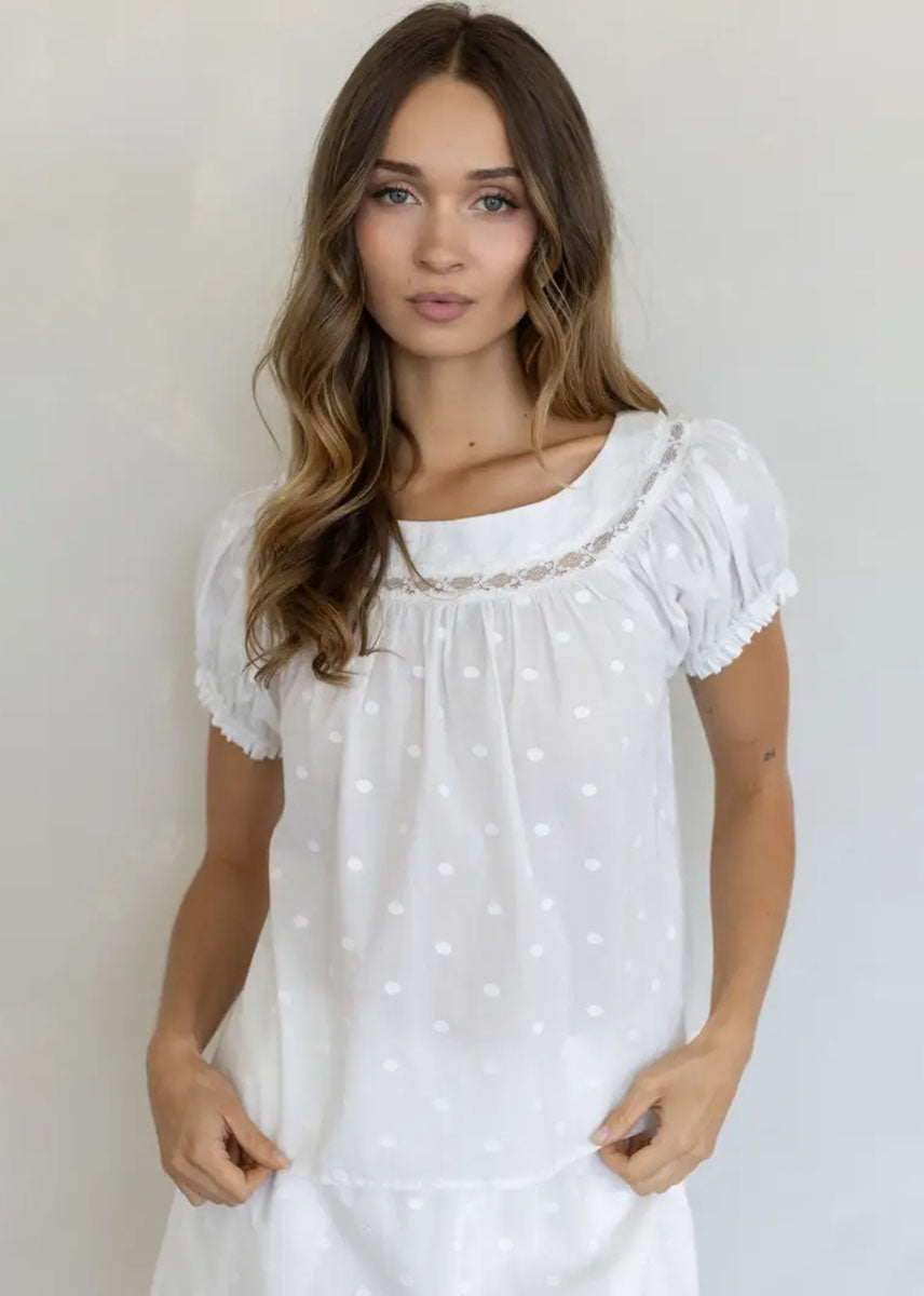 Aria Blouse - White