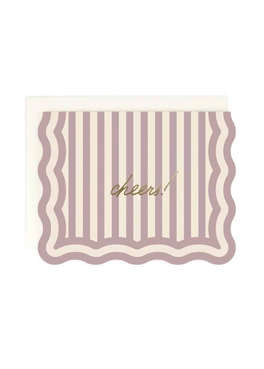 Cheers! Striped Card