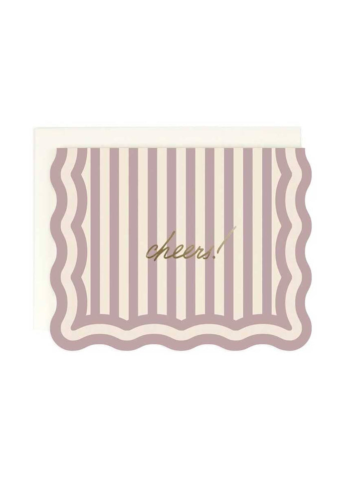 Cheers! Striped Card