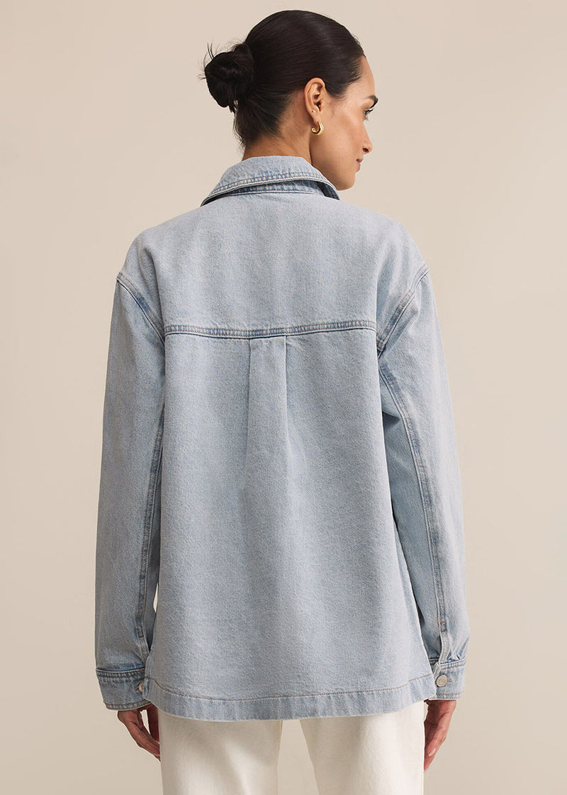On The Road Denim Jacket - Faded Indigo