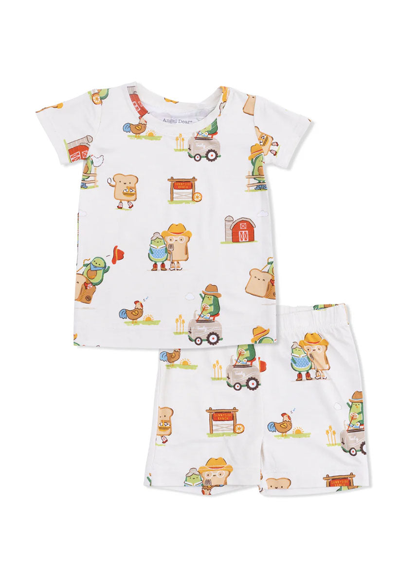 2-Piece S/S Pajama Set - Avocado Gothic