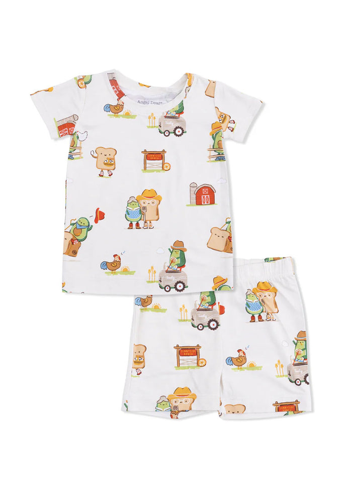 2-Piece S/S Pajama Set - Avocado Gothic