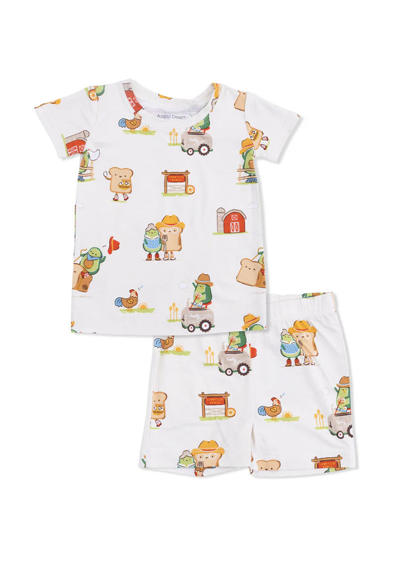 2-Piece S/S Pajama Set - Avocado Gothic