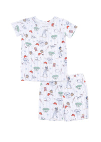 2-Piece S/S Pajama Set - Home Run Baseball