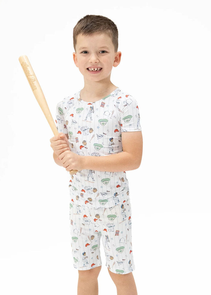 2-Piece S/S Pajama Set - Home Run Baseball