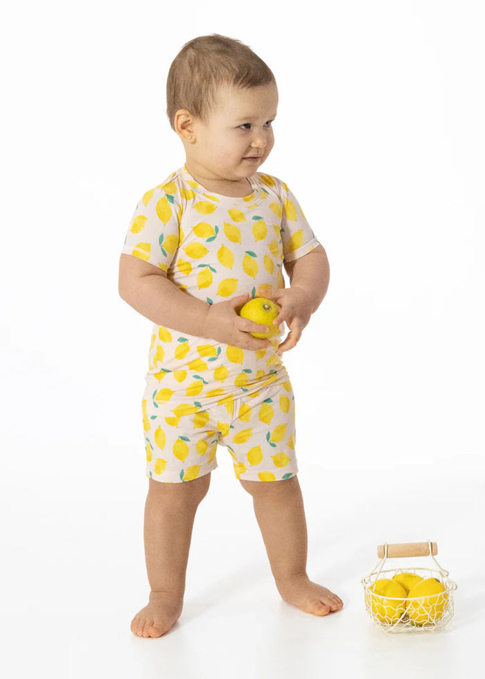 2-Piece S/S Pajama Set - Sunny Lemons