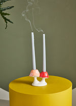 Cheerful Mushroom Candleholder