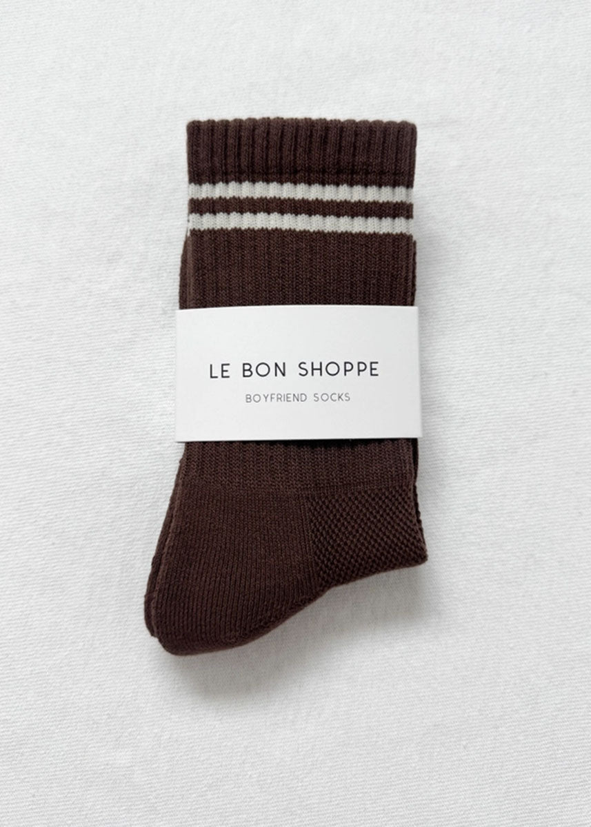Boyfriend Socks - Wood