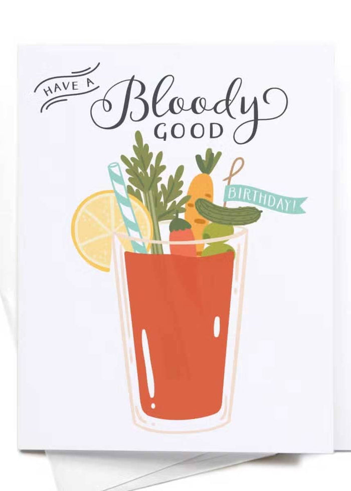 Have A Bloody Good Birthday! Card