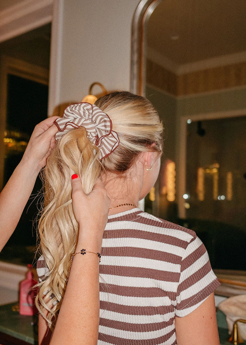 Girlhood Striped Corset Scrunchie