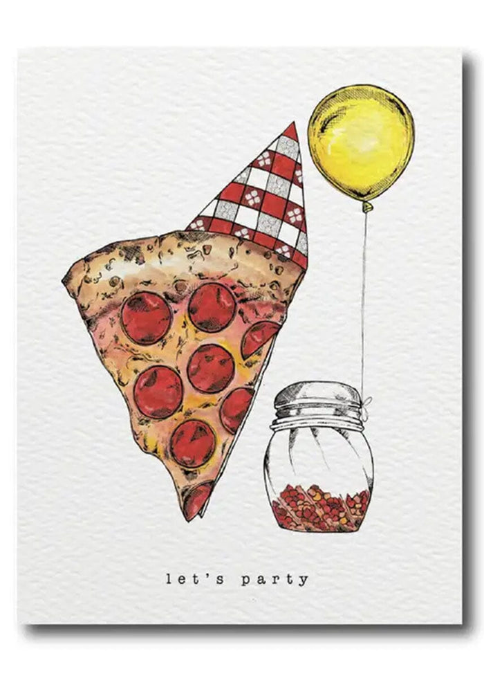 Pizza Party Card
