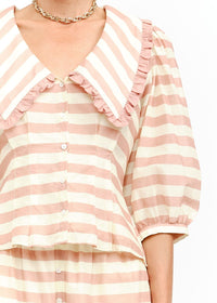 Frankie Striped Top - Pink Multi