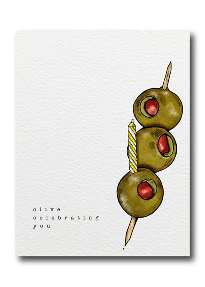 Olive Celebrating You Card