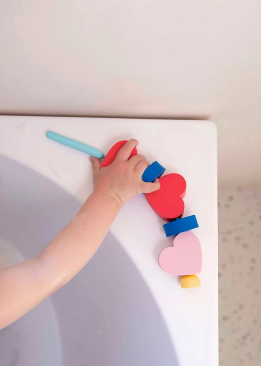 Beedi Bath Lacing Beads - Hearts