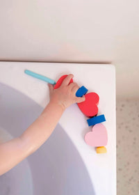 Beedi Bath Lacing Beads - Hearts