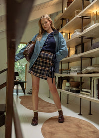 Fern Corduroy Collar Jacket - Denim