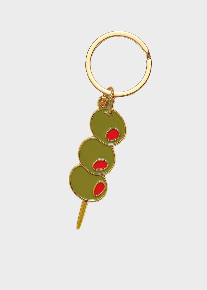 Olives Enamel Keychain
