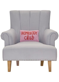 Homebody Club Hook Pillow