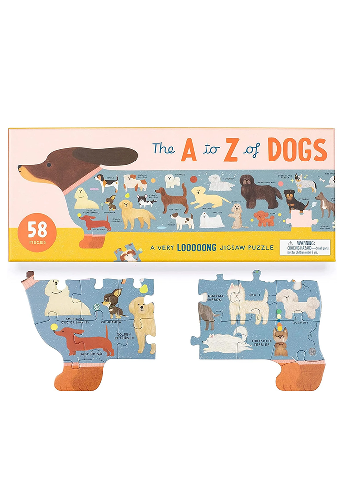 The A To Z of Dogs 58 Piece Puzzle