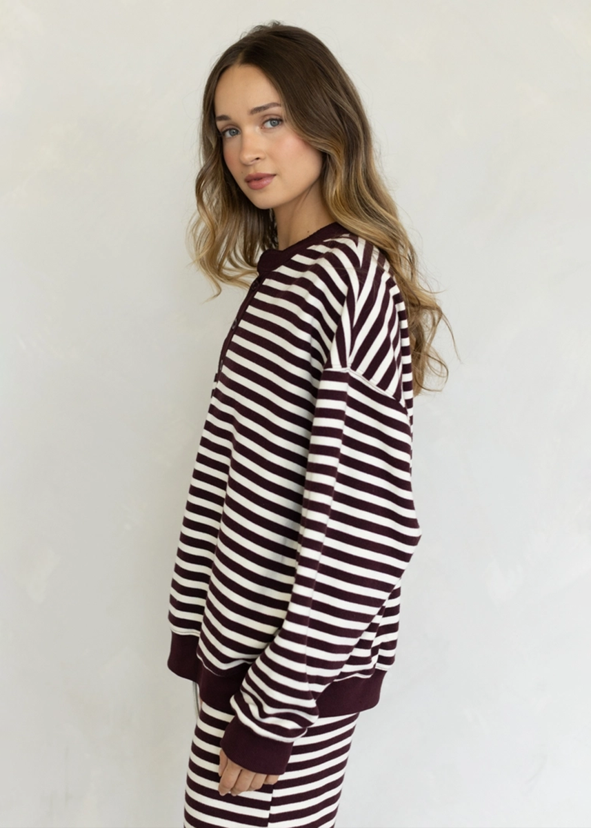 Leona Top - Maroon