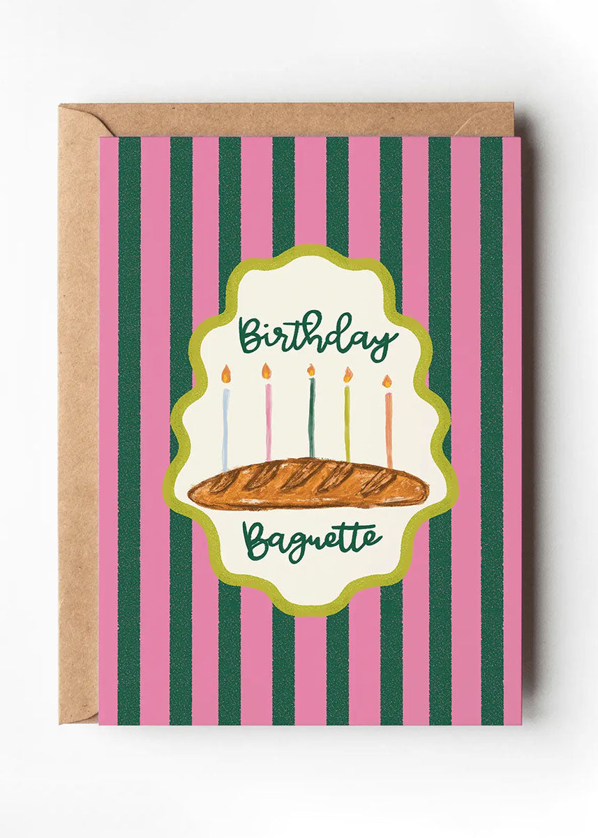Birthday Baguette Card
