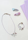 Unicorn Hair & Jewelry Set