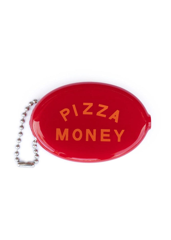Pizza Money Coin Pouch - Red