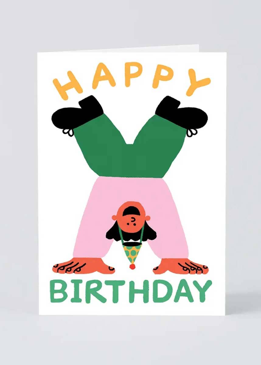 Happy Birthday 狂三　cxチャレンジ ベスト4 Happy Birthday Handstand Card – Alice & Wonder