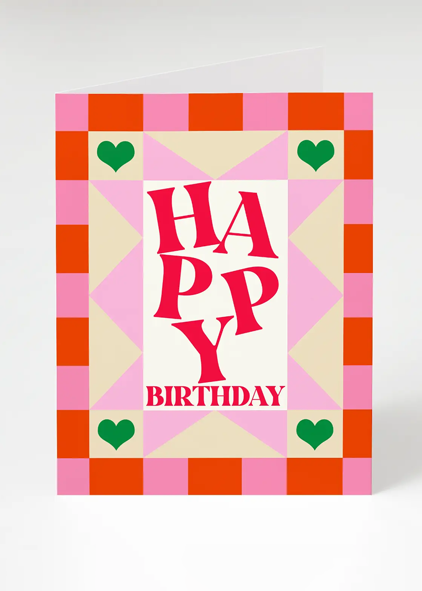 Quilted Birthday Card