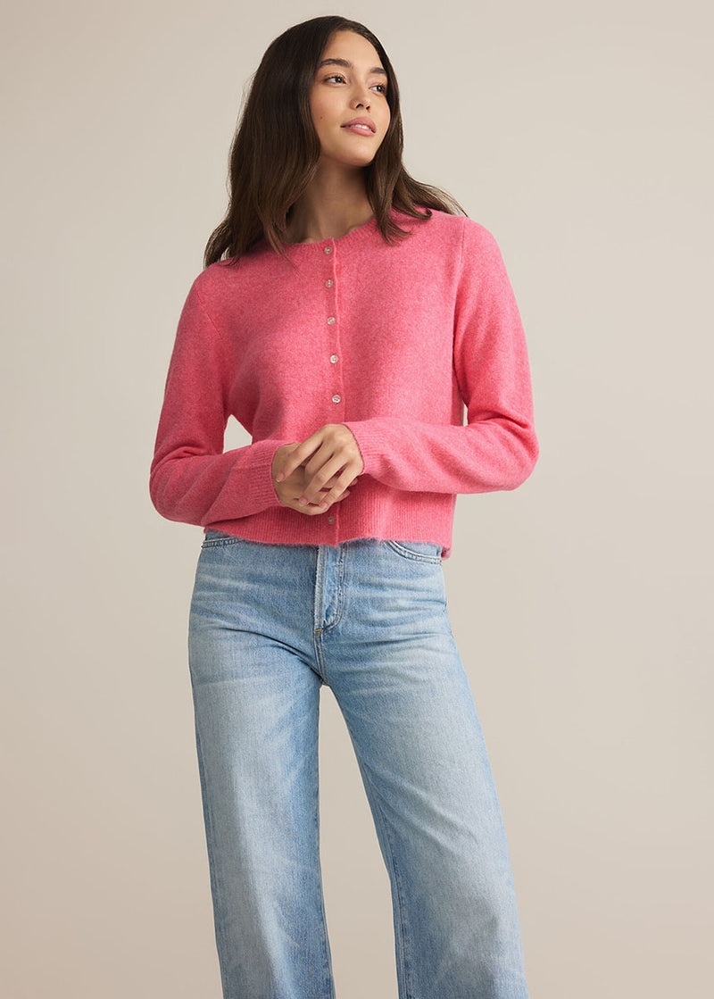 Medina Cardigan - Disco Pink