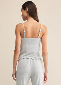 Emily Stripe Cami - Light Denim