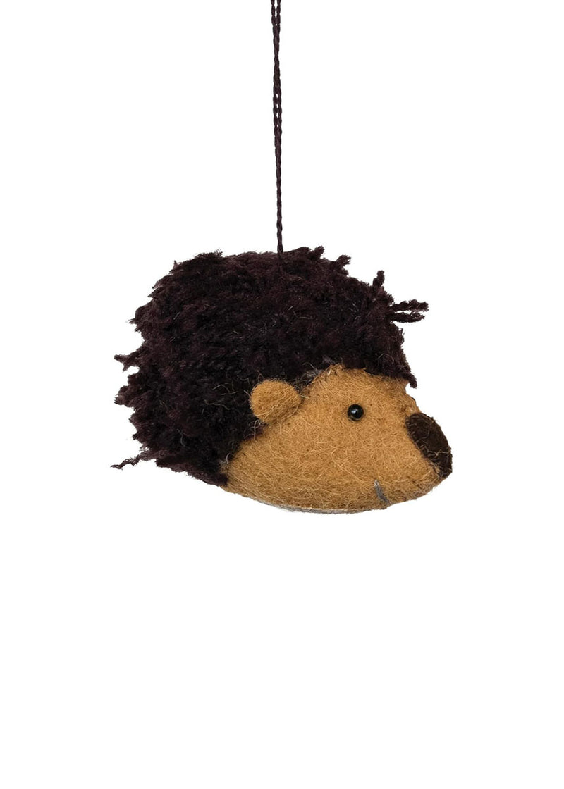 Felt Hedgehog Ornament