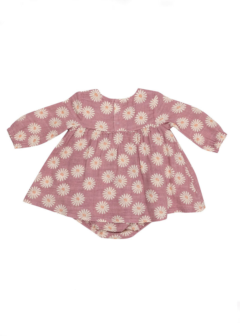 Smocked Ruffle Bubble With Skirt - Daisy Dynamo