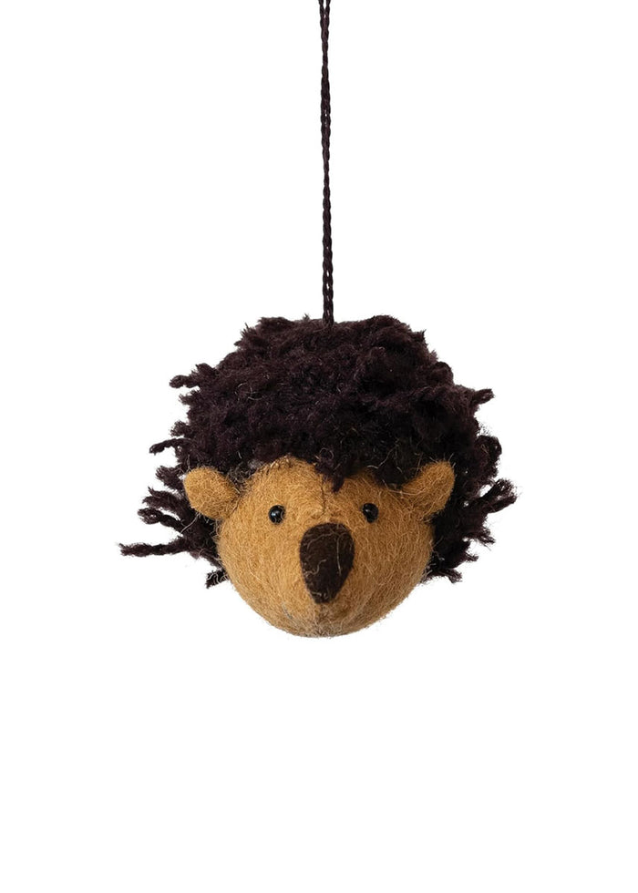 Felt Hedgehog Ornament