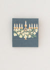 Floral Menorah Matchbook