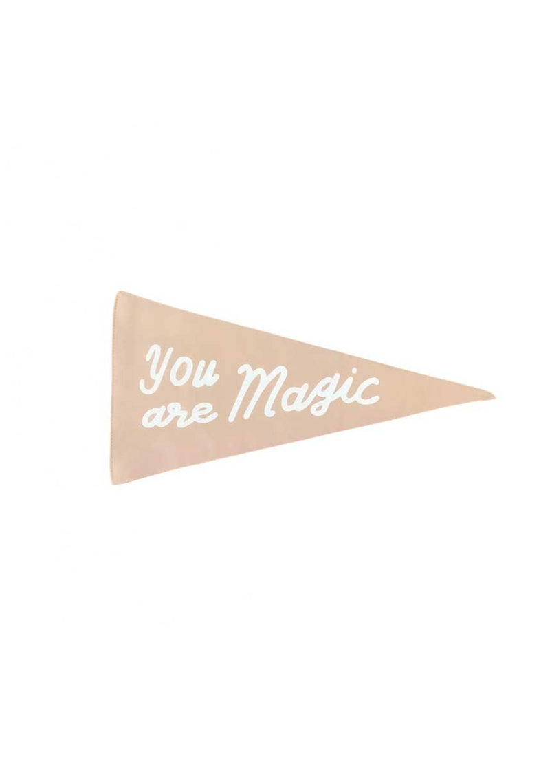 You Are Magic Pennant - White