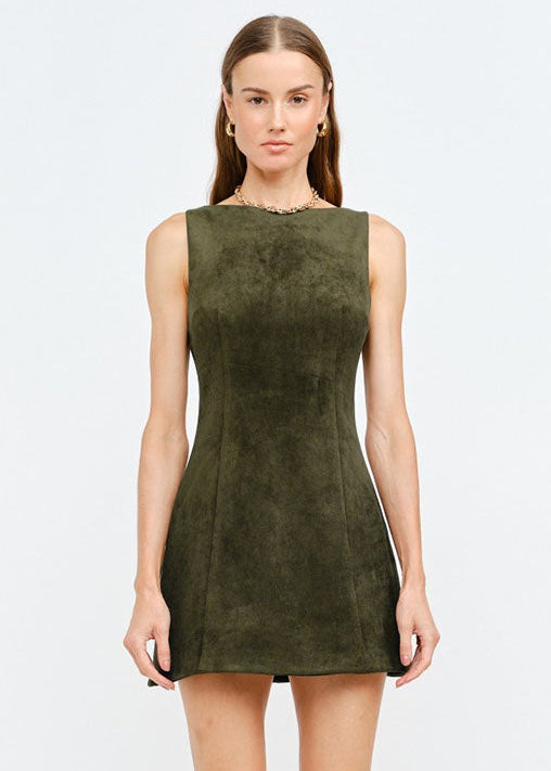 Louisa Mini Dress - Olive
