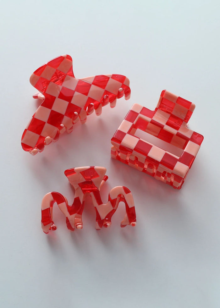 XOXO Checkmate Claw Clips