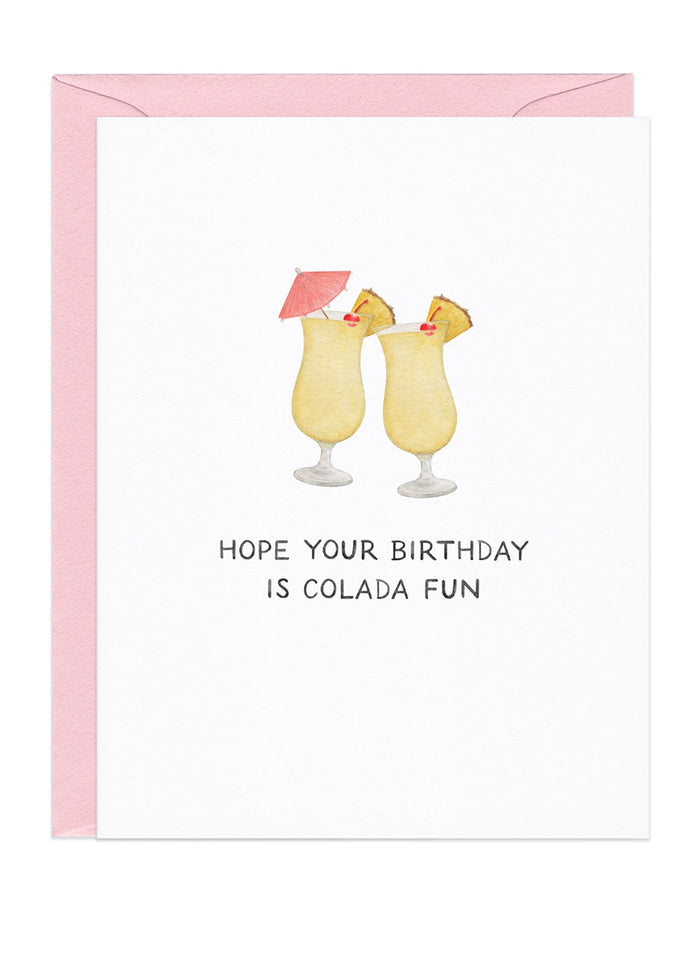 Colada Fun Birthday Card
