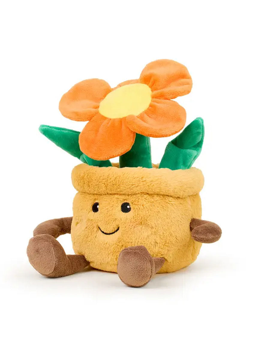 Flower Pot Warmies - Orange