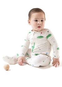 2-Way Zipper Footie - All Fore Golf